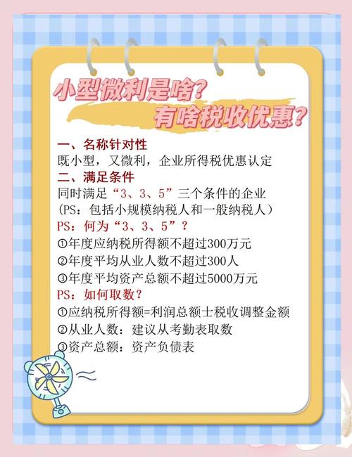 小规模纳税人企业所得税优惠政策