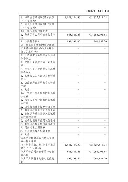 企业季度报表a类2025年
