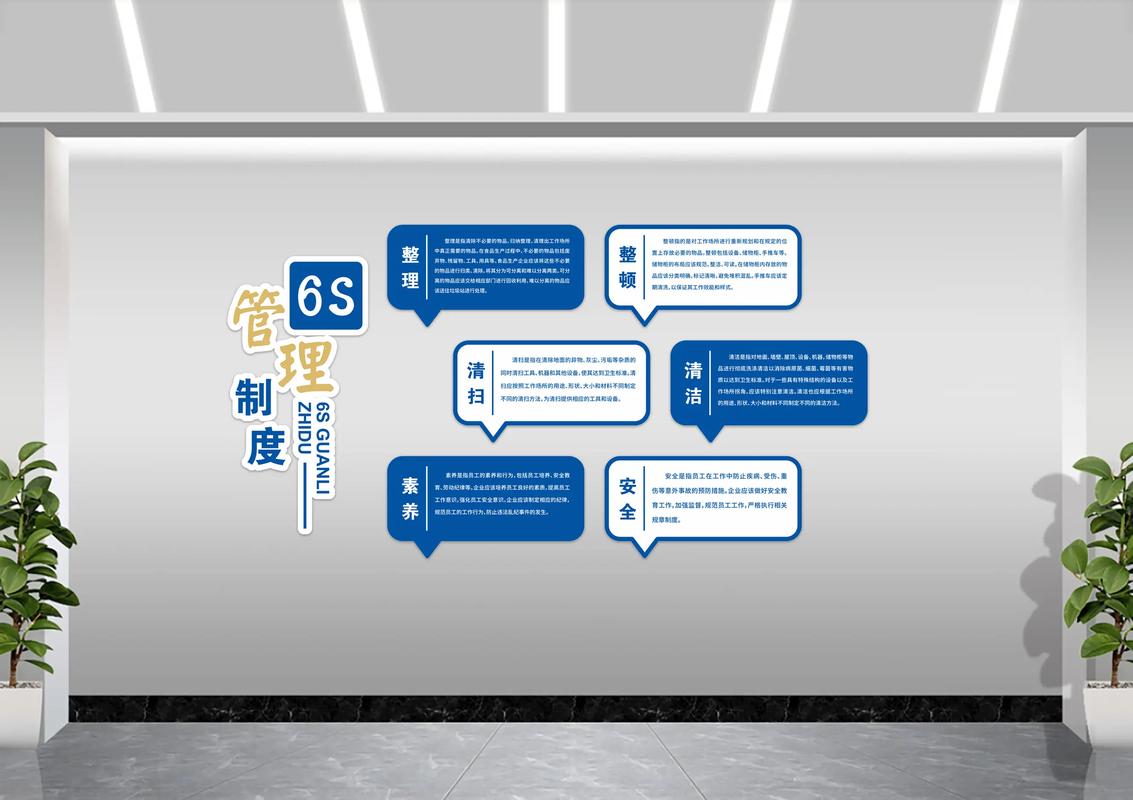 生产车间6S标识贴放位置布局