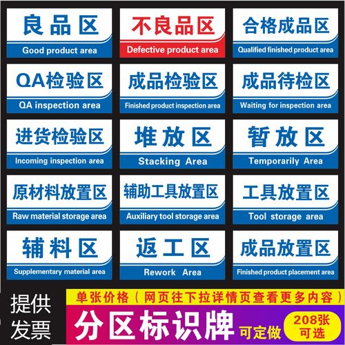 生产车间6S标识贴放位置布局