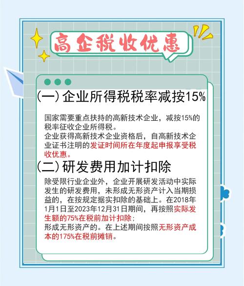 科技型中小企业税收优惠政策