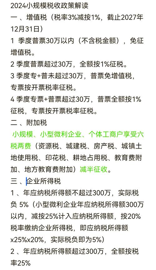 小型微利企业税收优惠政策